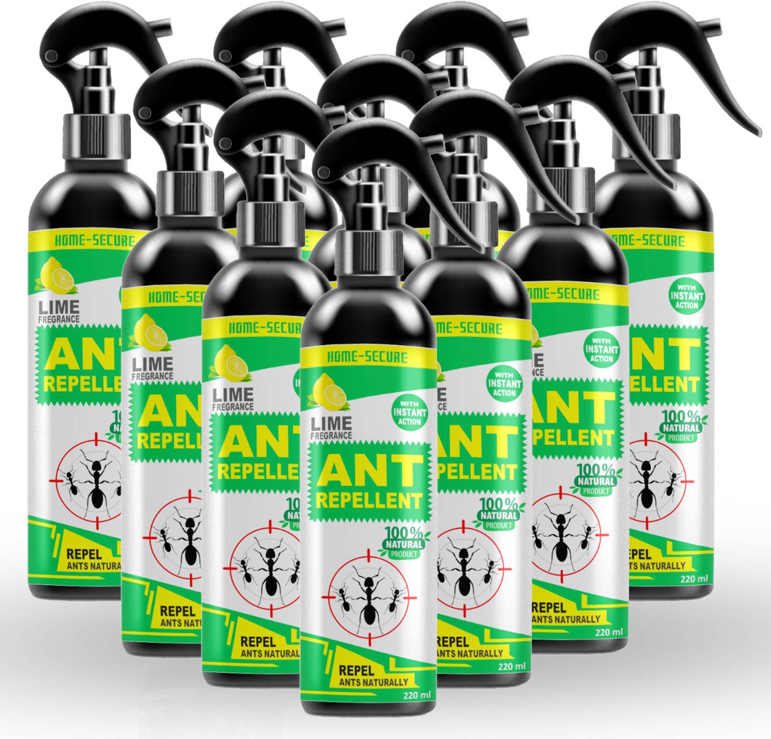 Home-Secure Ant Killer Spray-Natural Ant Repellent, Organic Herbal, No Chemical Eco Friendly