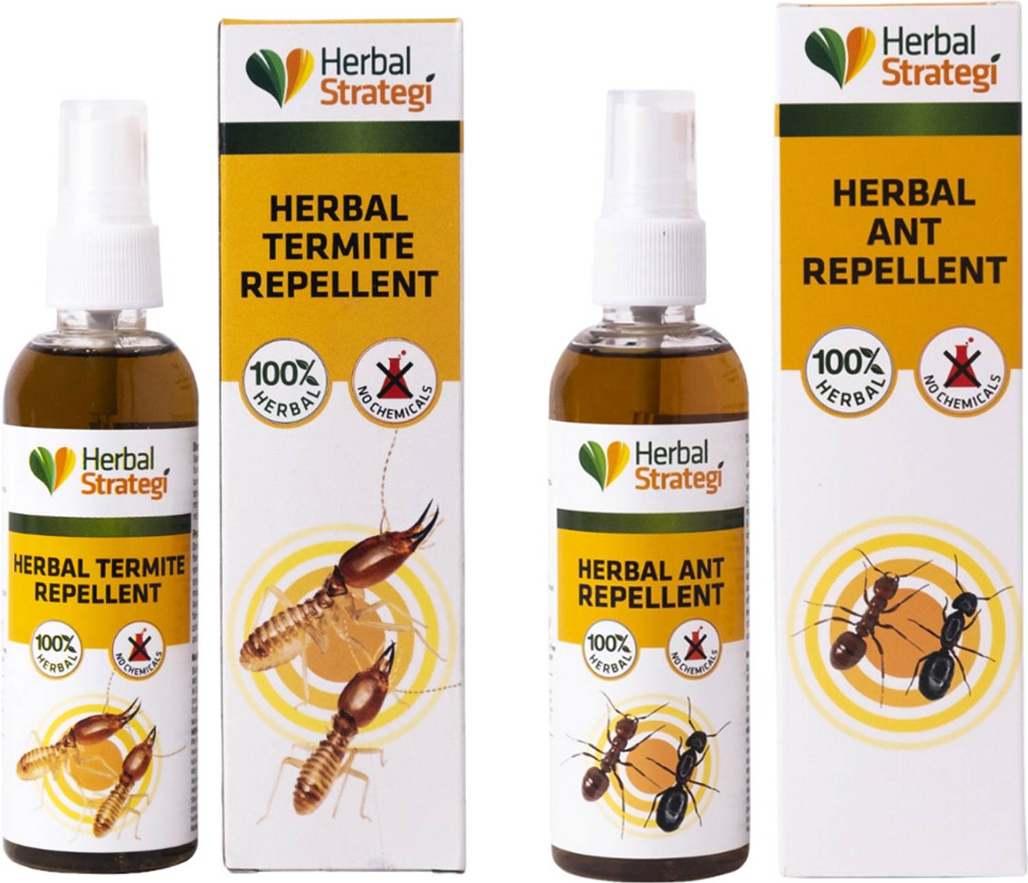 HERBAL STRATEGI Termite Spray, Ant Repellent Spray, Not a Ant killer or Termite killer