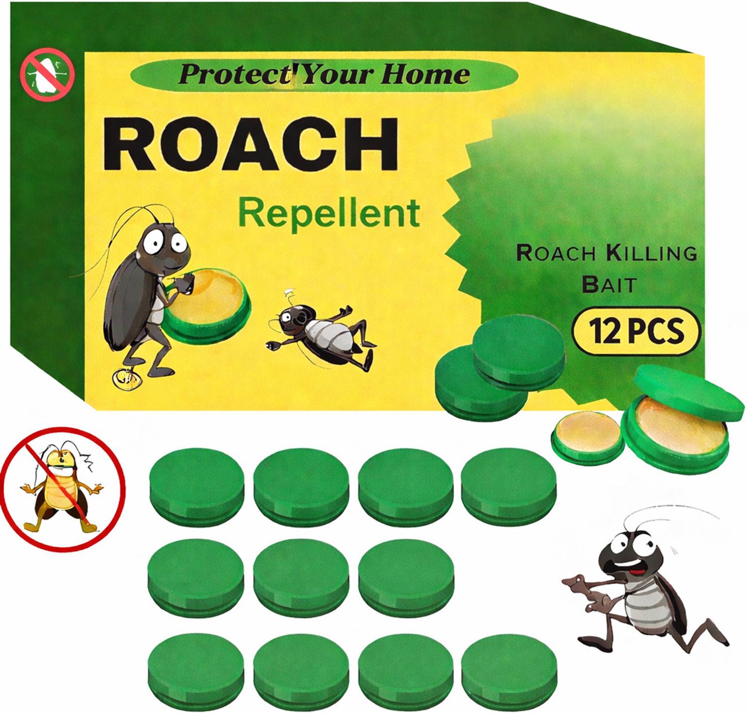 launchify Cockroach Gel-Roach Repellent Gel Safe for Pets and Chi