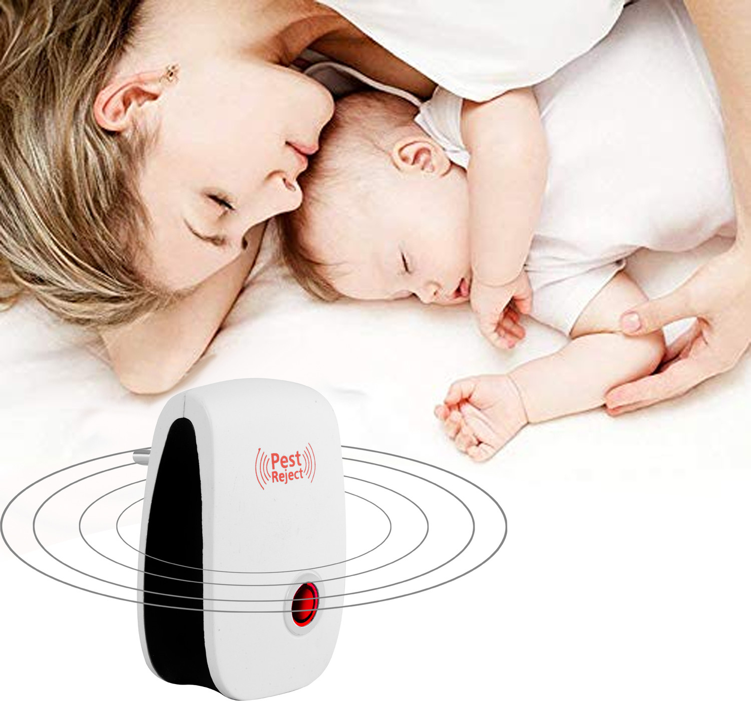 Image of Wrightrack 12D109 Electronic Pest Control Machine Repellent,Mosquito,Cockroaches,Rats