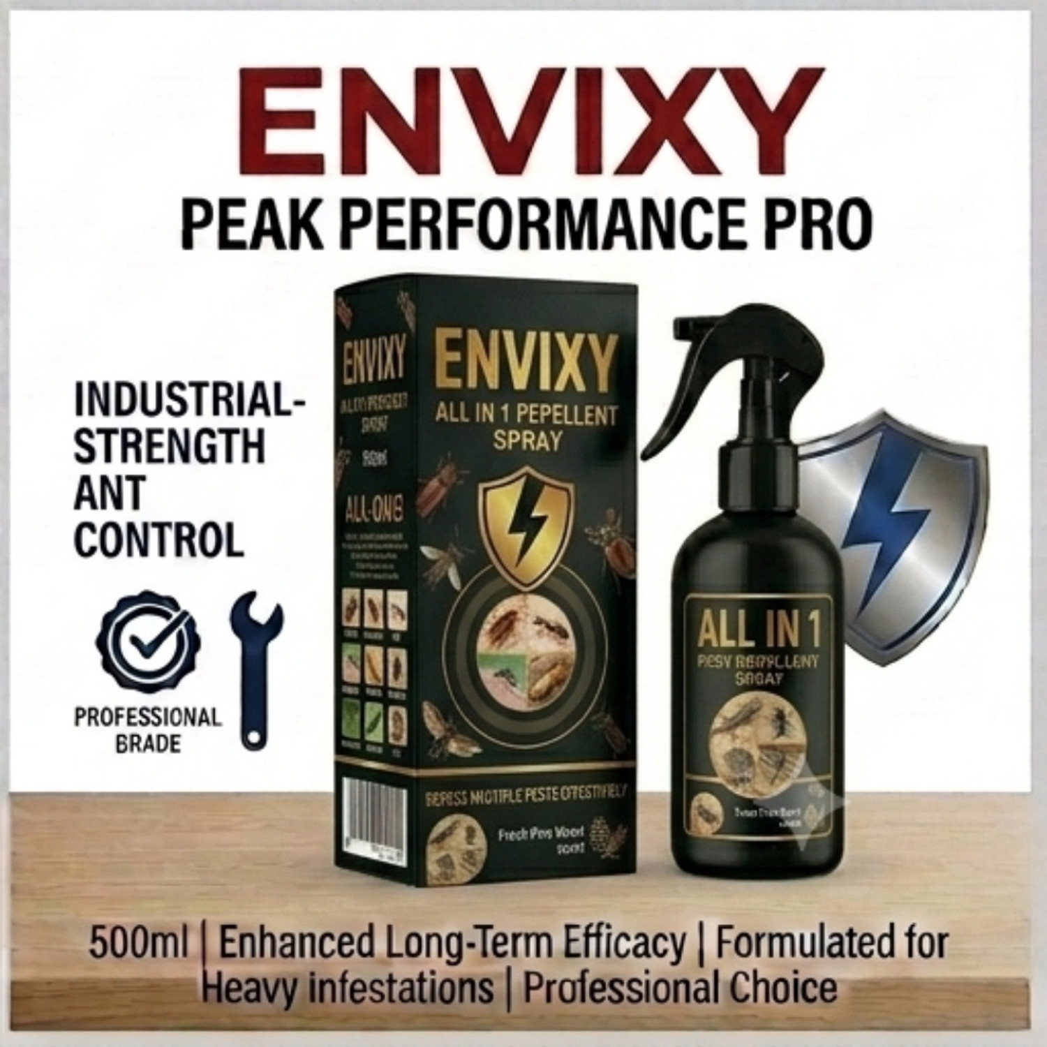 Image of ENVIXY Multi Purpuse Repellent Spray 200 ml Multi Shield Premium Protection Formula