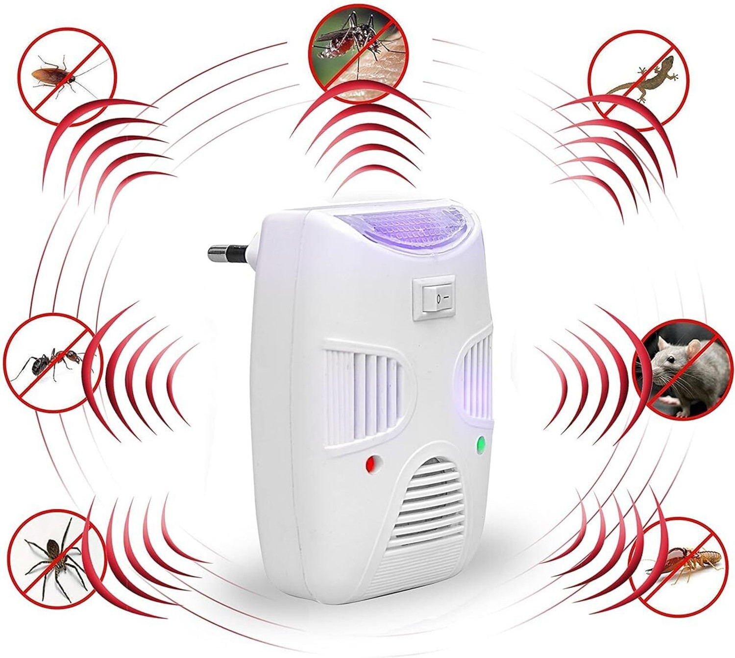 Image of Lesige Ultrasonic Pest Repeller to Repel Rats, Cockroach, Mosquito, Home