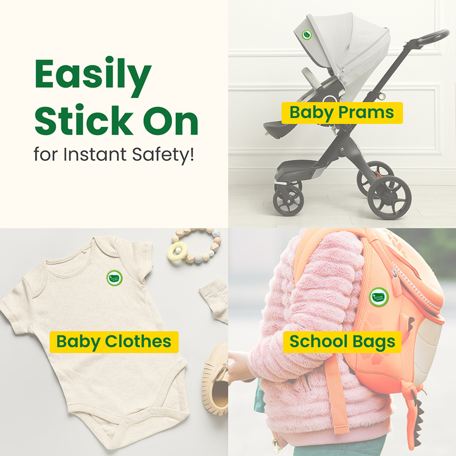 Image of Mother Sparsh 100% Natural Mosquito Repellent Patches for Babies, Protects from Dengue,Malaria