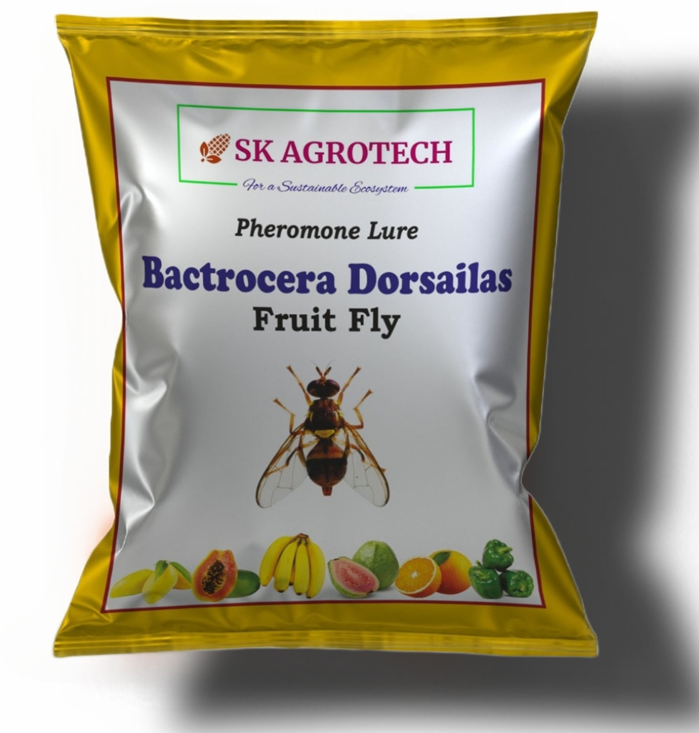 Image of S K Agrotech Bactrocera dorsalis Fruit Fly Pheromone Lure for Fruit Crop Pest Monitoring