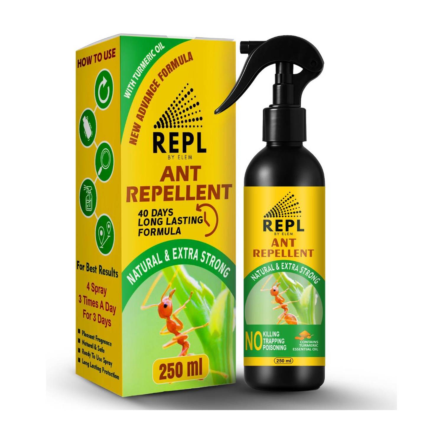 ELEM REPL Ant Repellent Spray for Homes & Kitchen