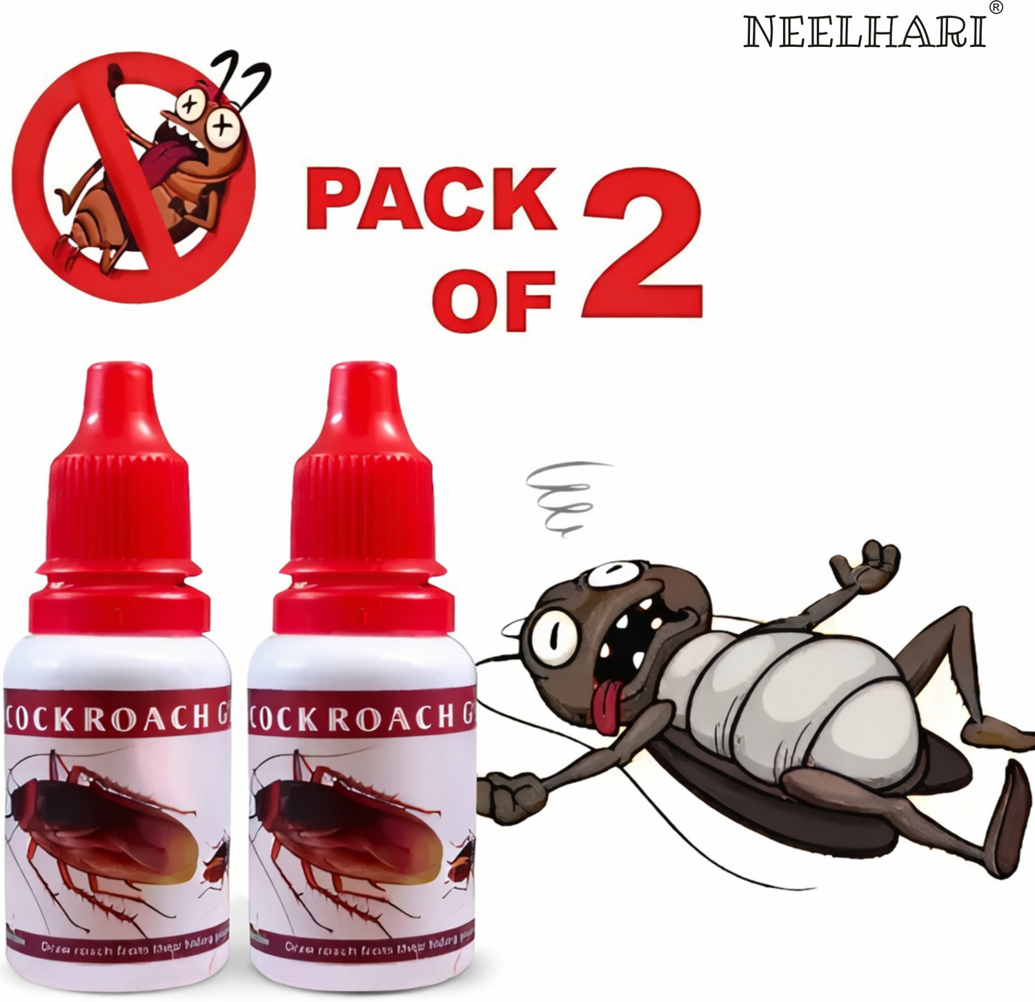Image of NEELHARI powerfull anti roach cockroach killer gel