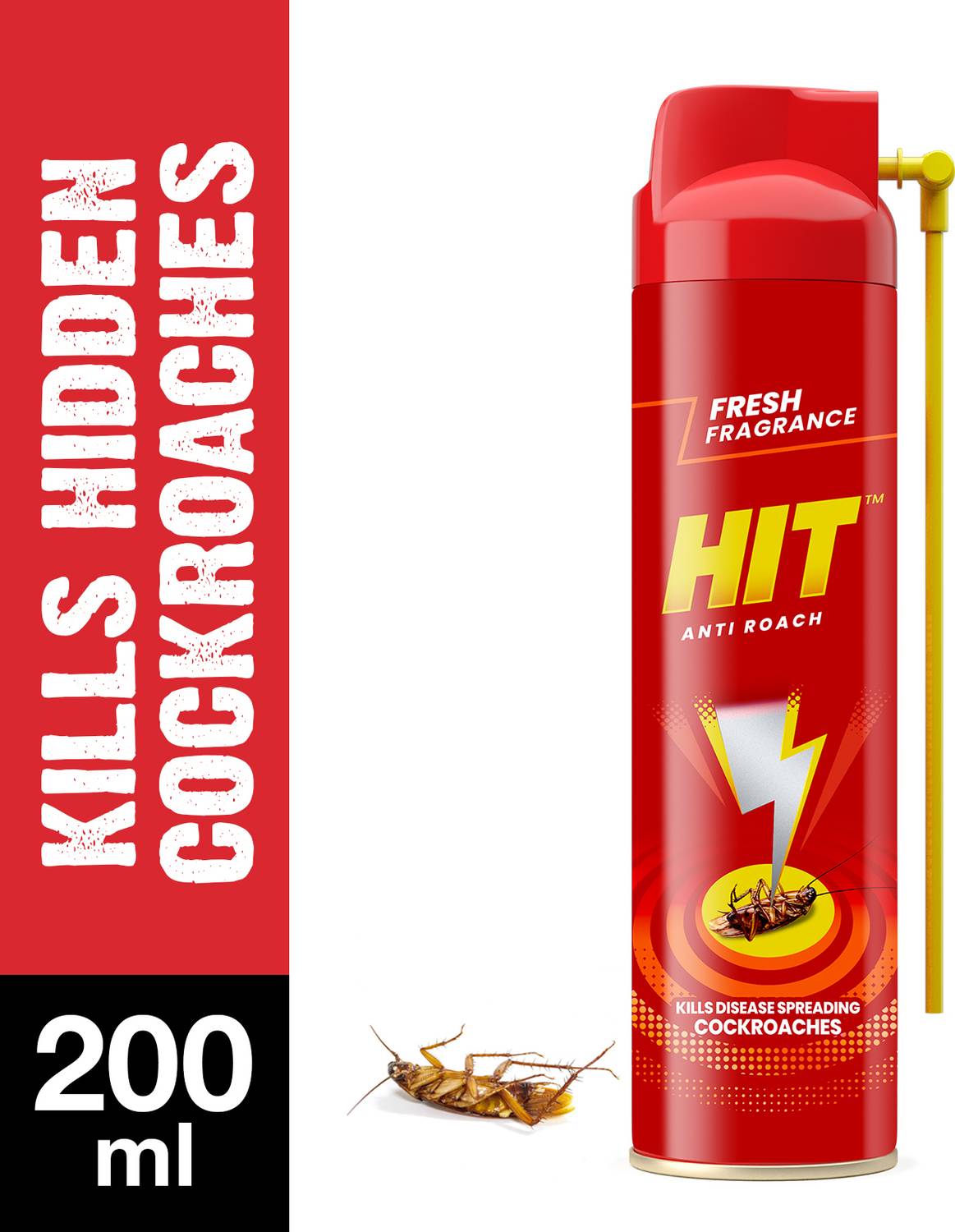 Hit Cockroach Killer Spray 200 ml - Image 1