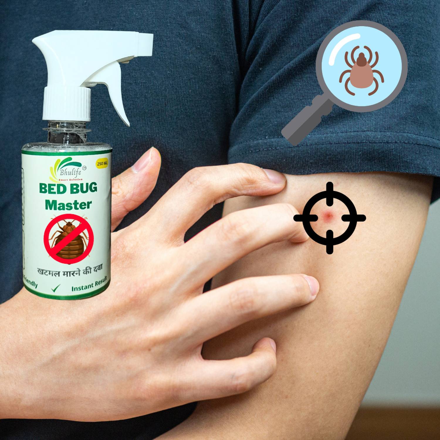 BhuLife Bedbug Master Best for Controlling Bed Bugs at Home | Kids Safe No Smell