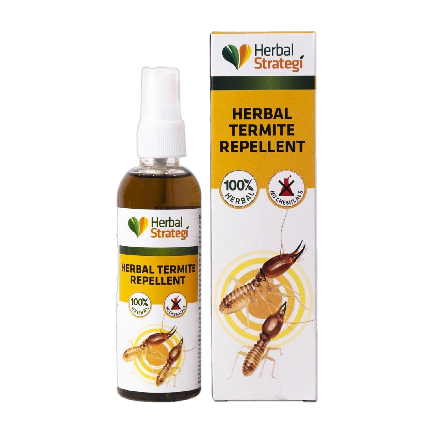 HERBAL STRATEGI Termite Repellent Spray Non-Toxic 100% Herbal Non Irretant