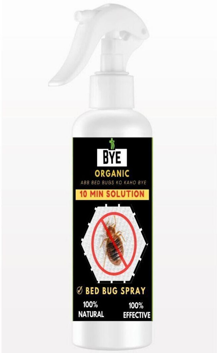 Image of Bye organic Bedbug Spray 200ml | Natural, Non-Toxic & Effective Bedbug Repellent for Home