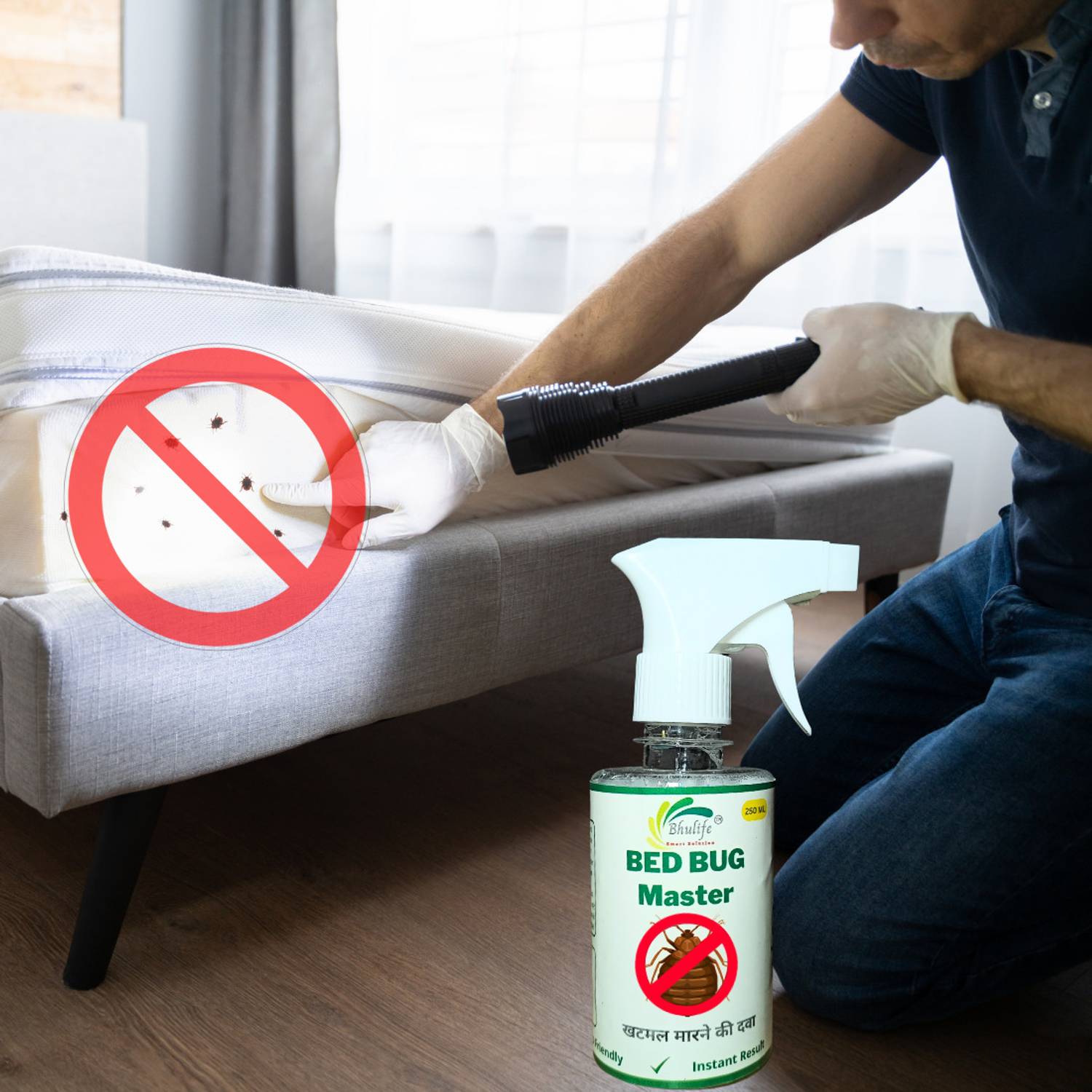 BhuLife Organic Bedbug Eliminator Spray | Khatmal Marne Ki Dawa
