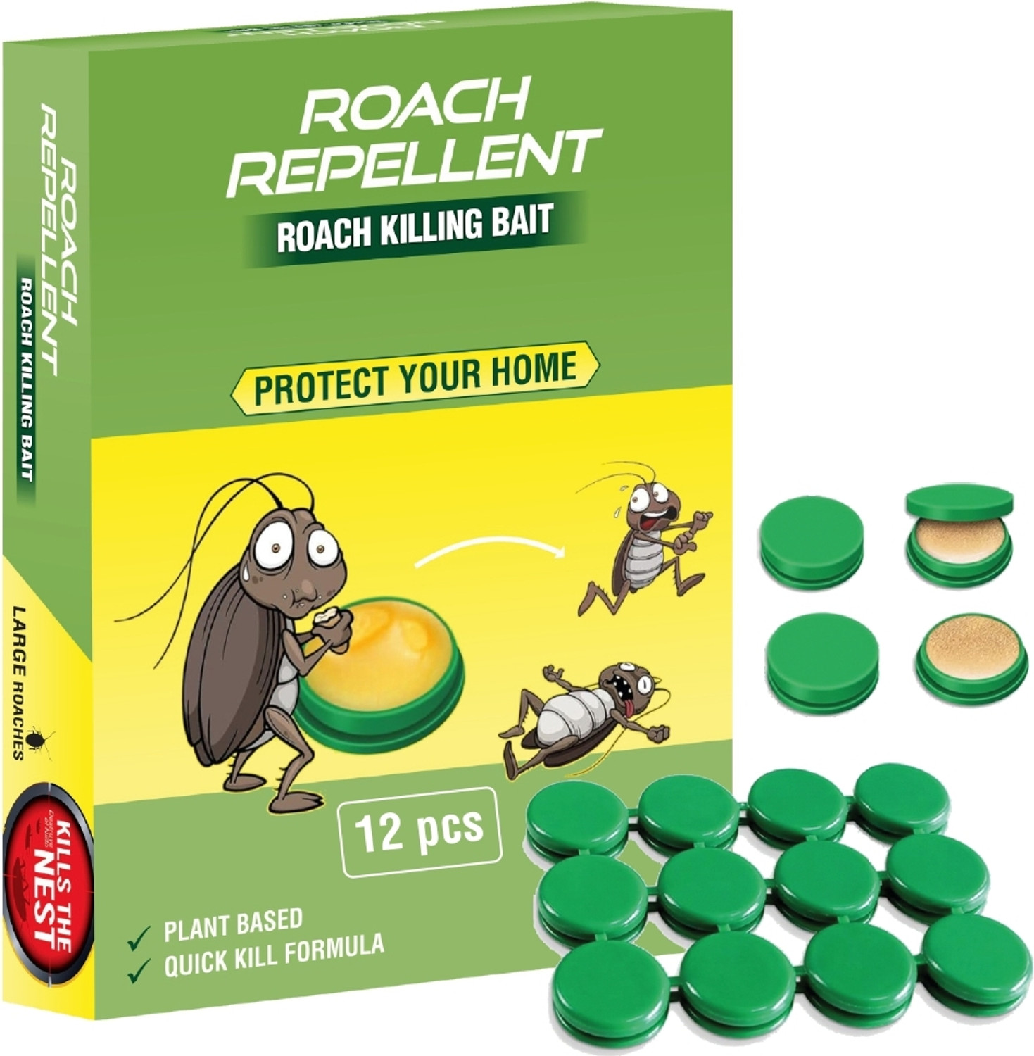Image of Dr.PestGo Cockroach Killer Roach Gel- Pest Control for Home, Kitchen. COCKROACH KILLER