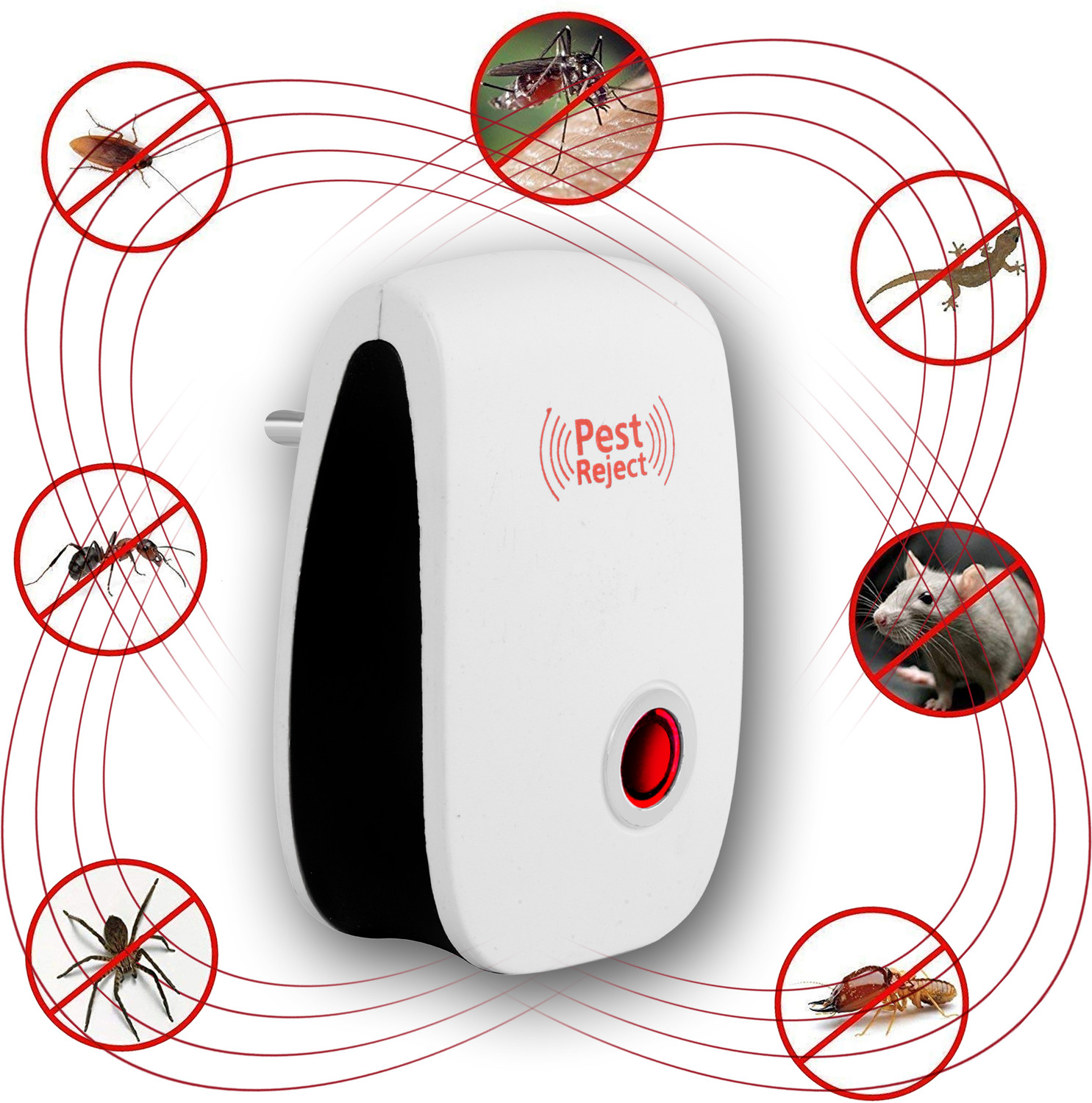 Image of Wrightrack 12D109 Electronic Pest Control Machine Repellent,Mosquito,Cockroaches,Rats