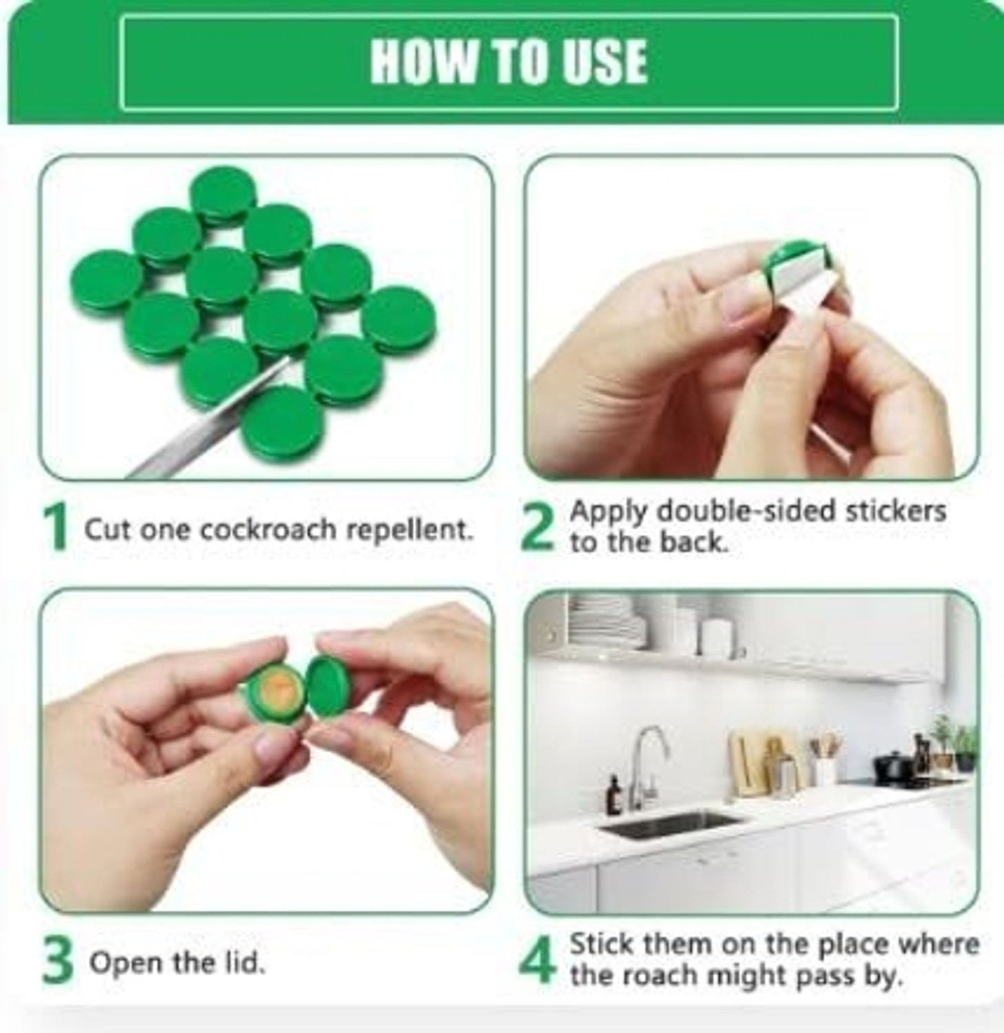 Image of Dr.PestGo Cockroach Killer Roach Gel- Pest Control for Home, Kitchen. COCKROACH KILLER