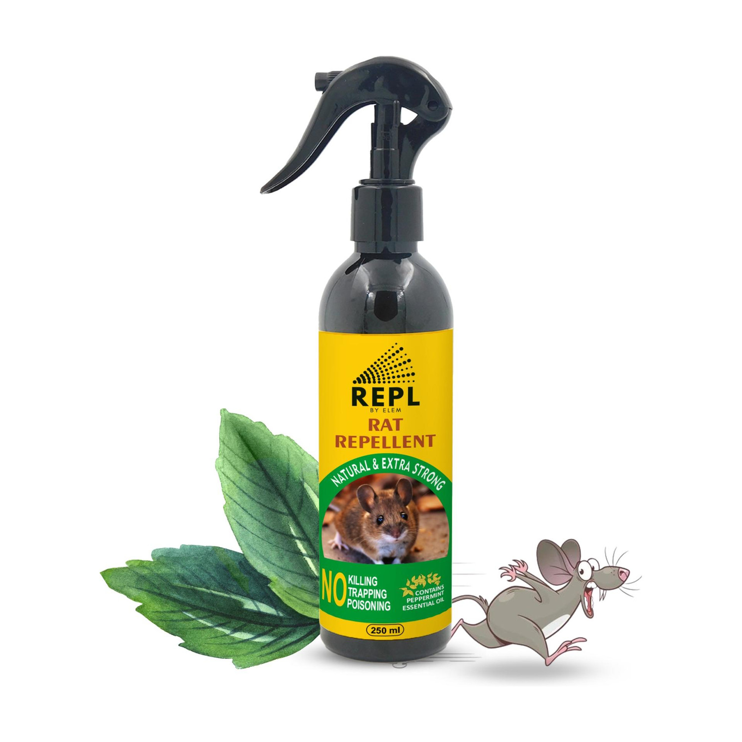 Image of ELEM REPL Rat Repellent Spray For Car, Eco Friendly Rat Repellent Spray For Home