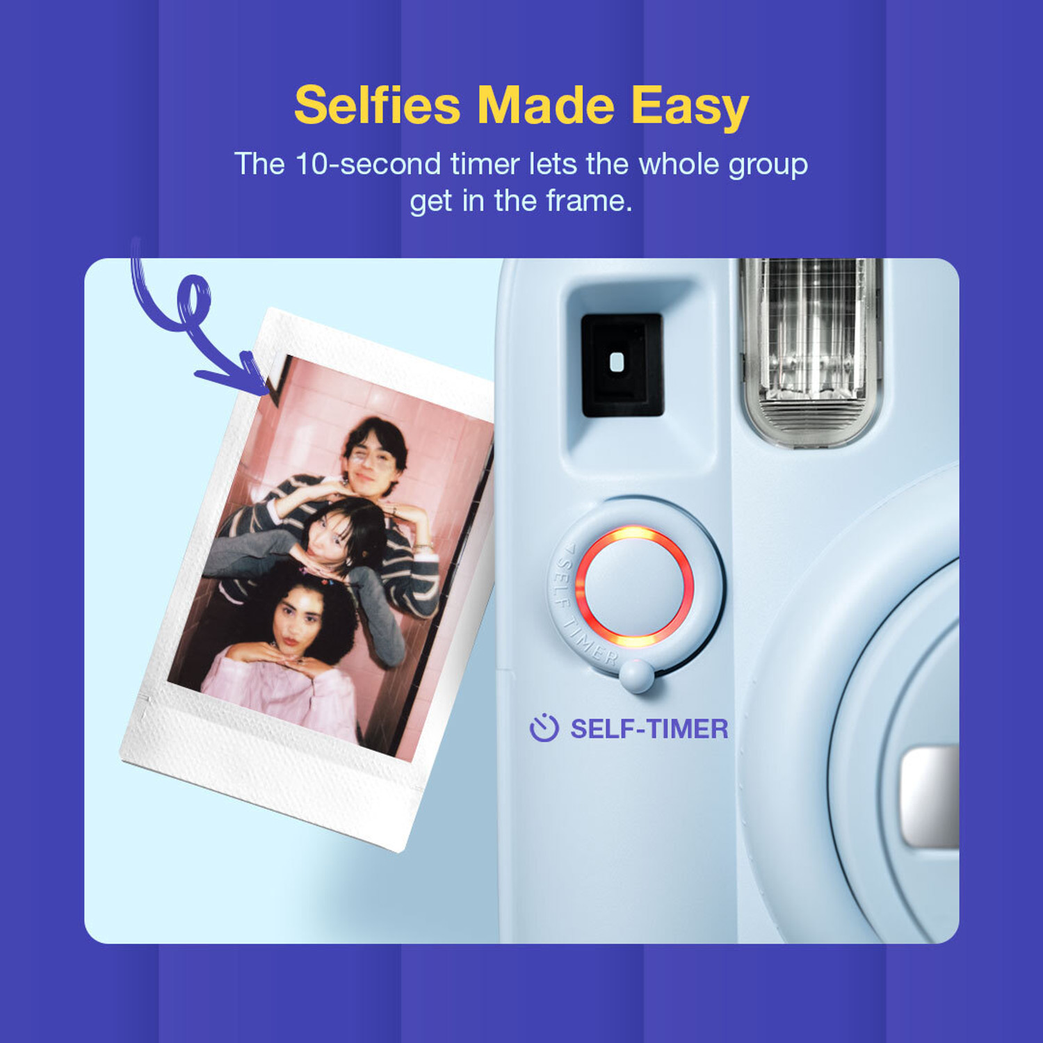 Image of Fujifilm Instax Analog Instax Mini 13 - Blue Instant Camera