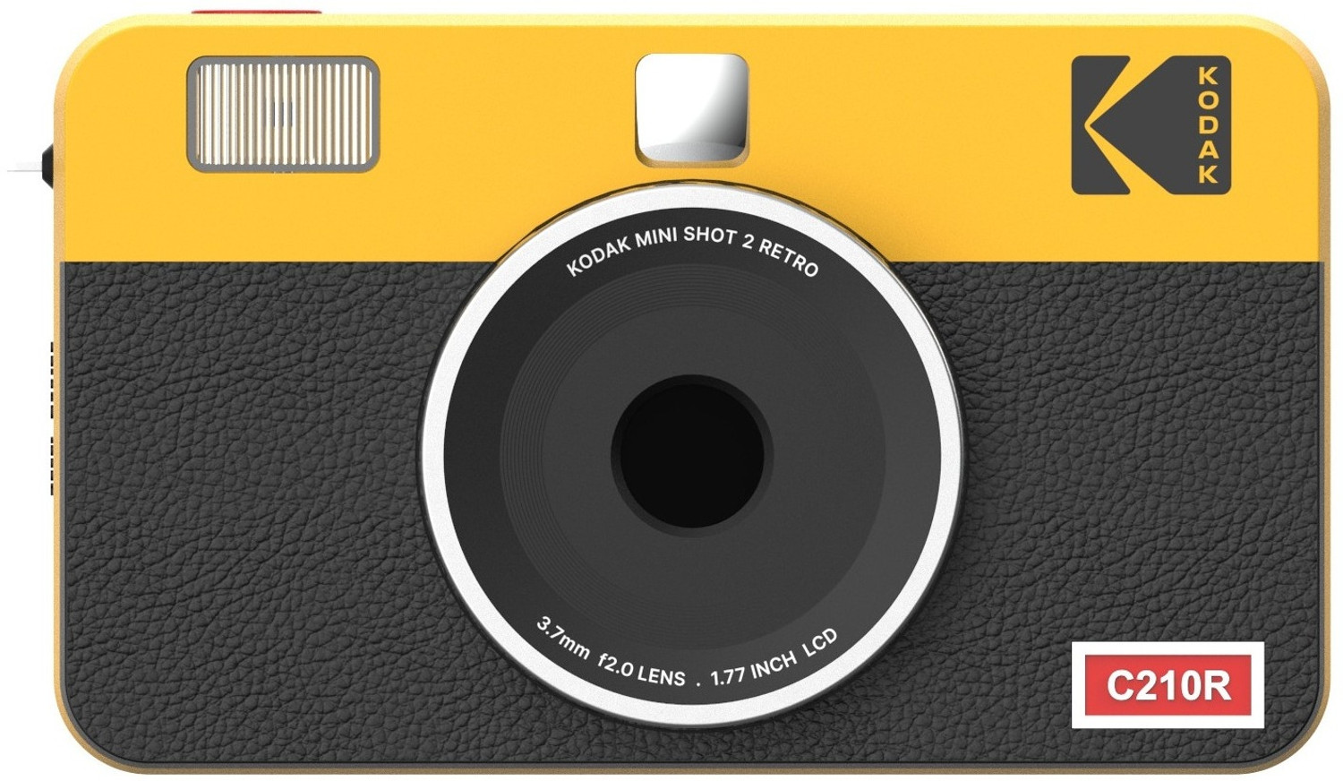 Image of KODAK Mini Shot 2 Retro 4PASS 2-in-1 Camera and Photo Printer (Initial 8 Sheets) Instant Camera