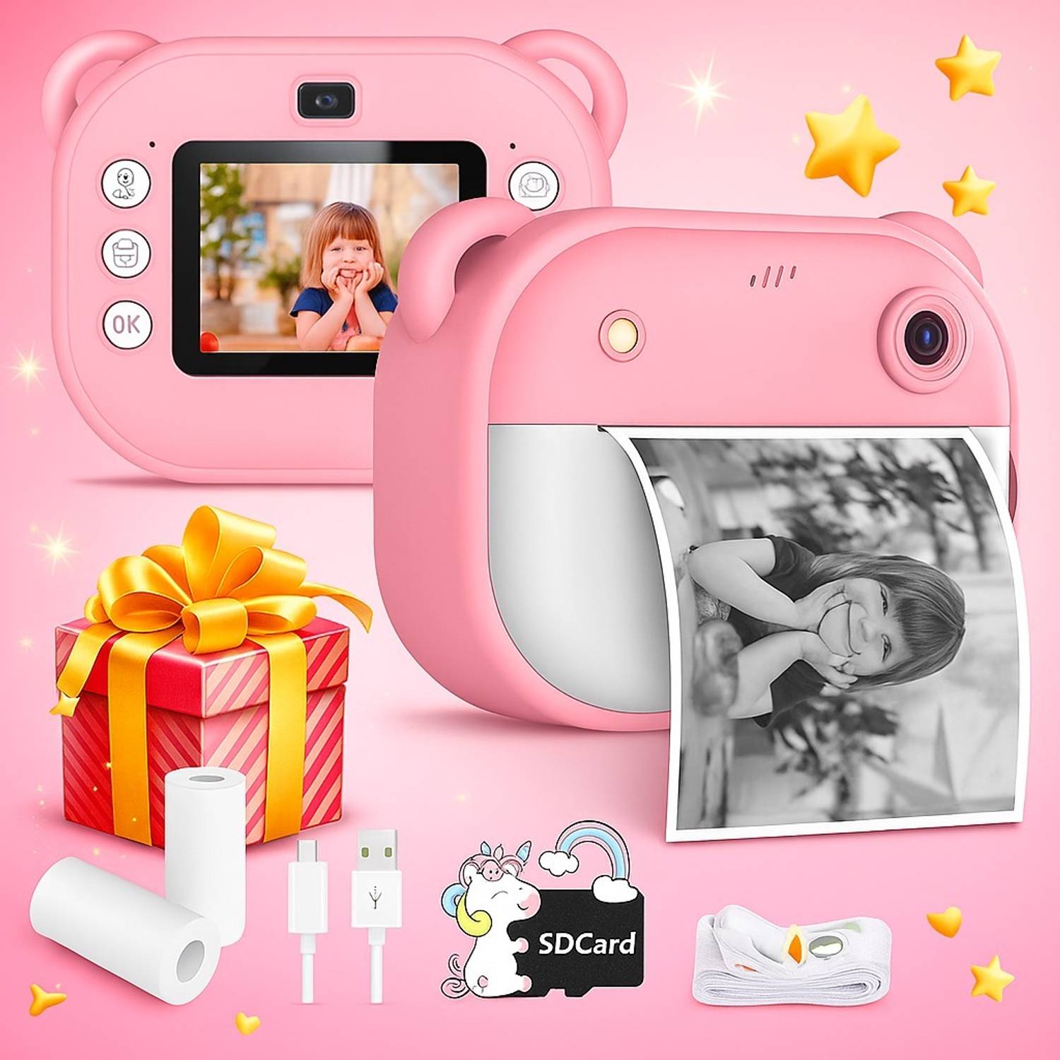 SnapKartX 1 The New Mini Camera Instant Printer – Capture & Print