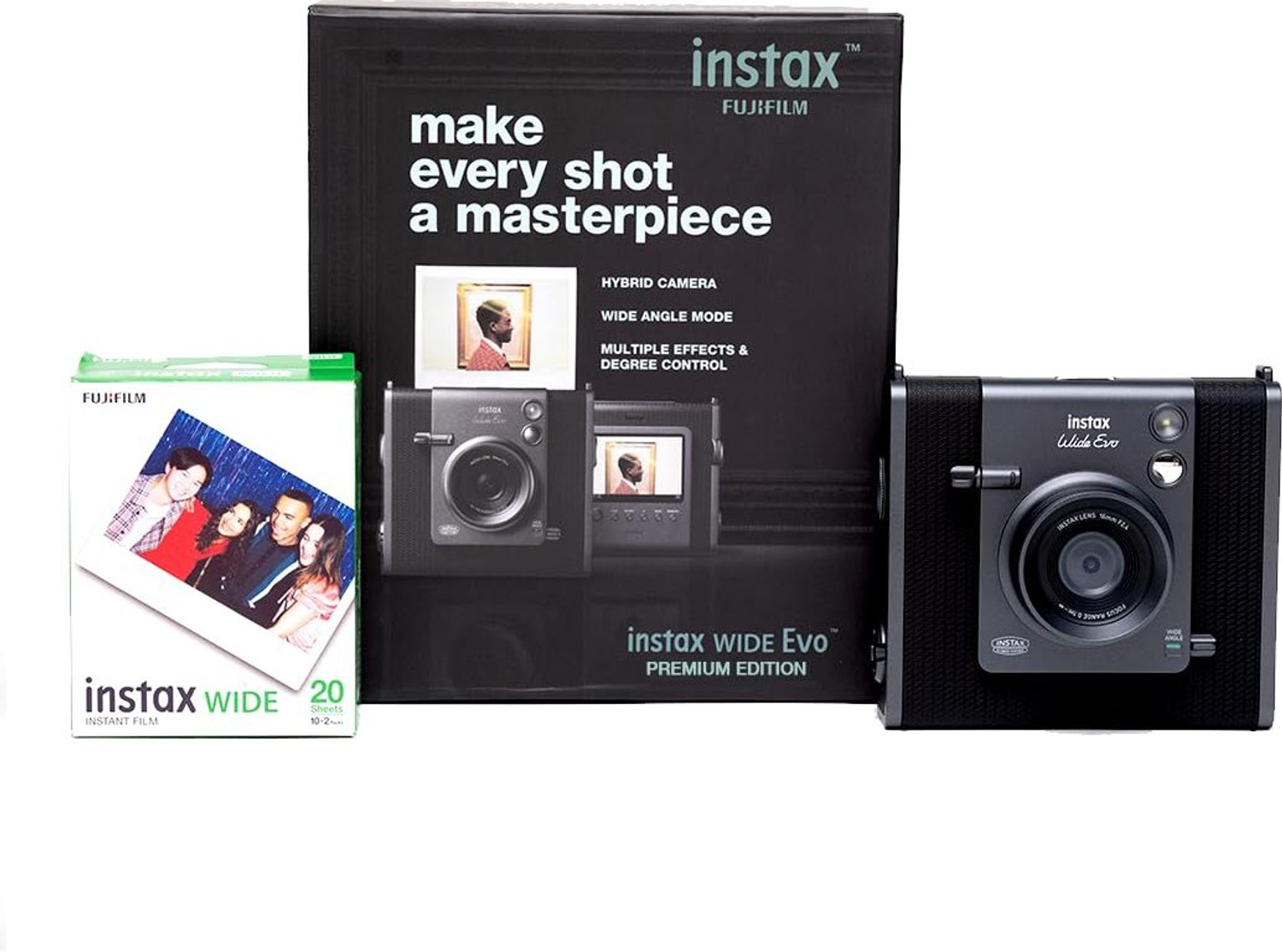 Image of FUJIFILM Instax Wide Evo Premium Instant Camera