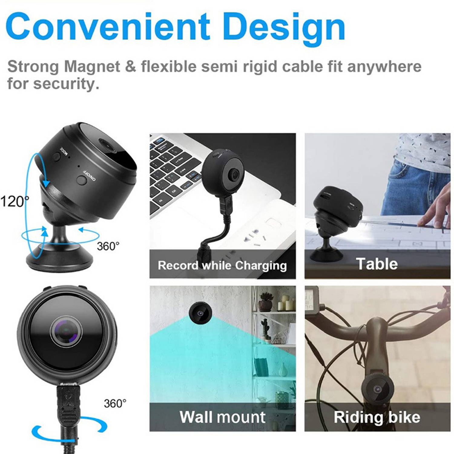 osqd A9 Mini Wireless WiFi CCTV Camera - Image 4