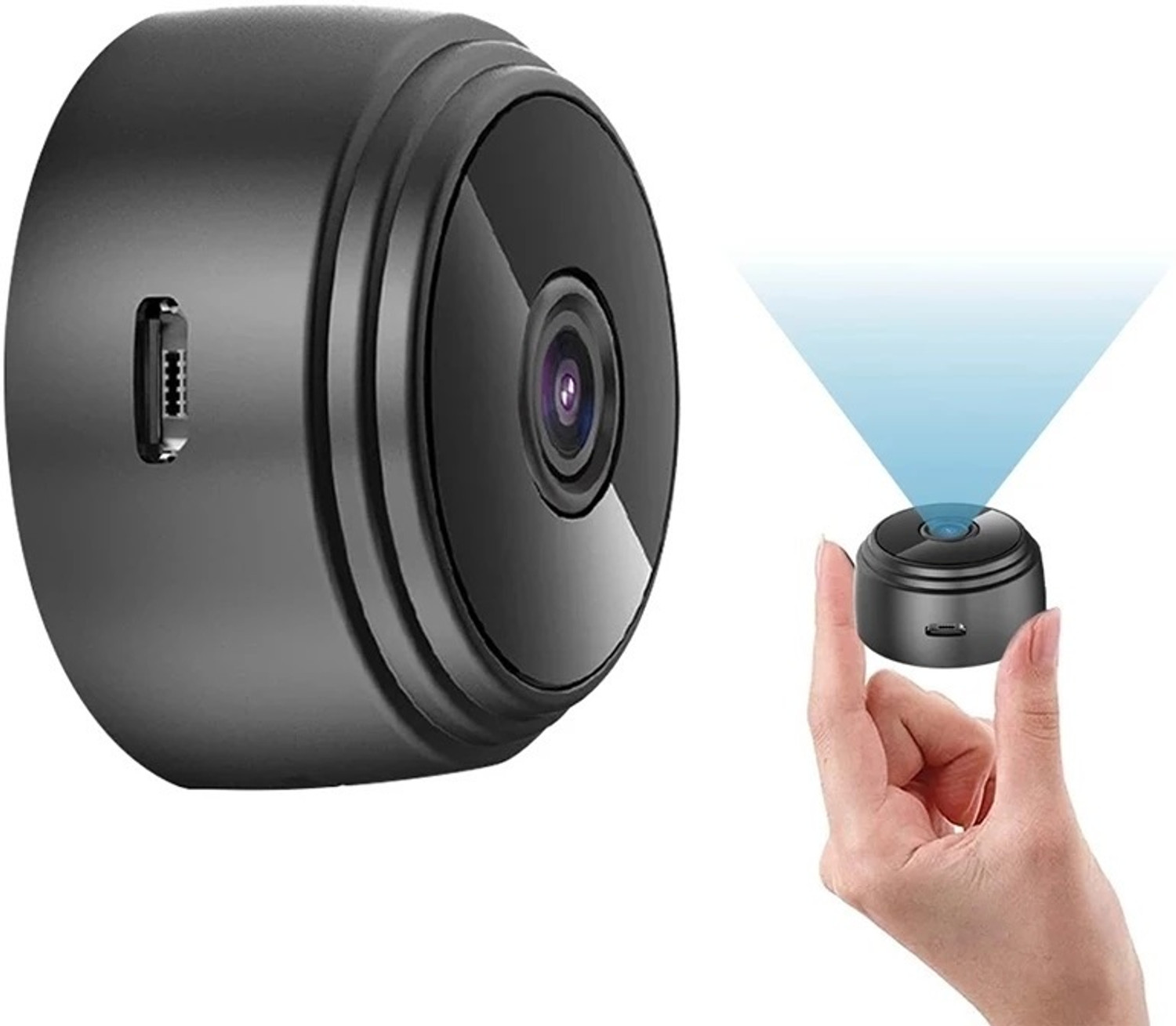 Image of osqd A9 Full HD Home Security WiFi Spy Camera 360 Security Camera for Home Instant Camera