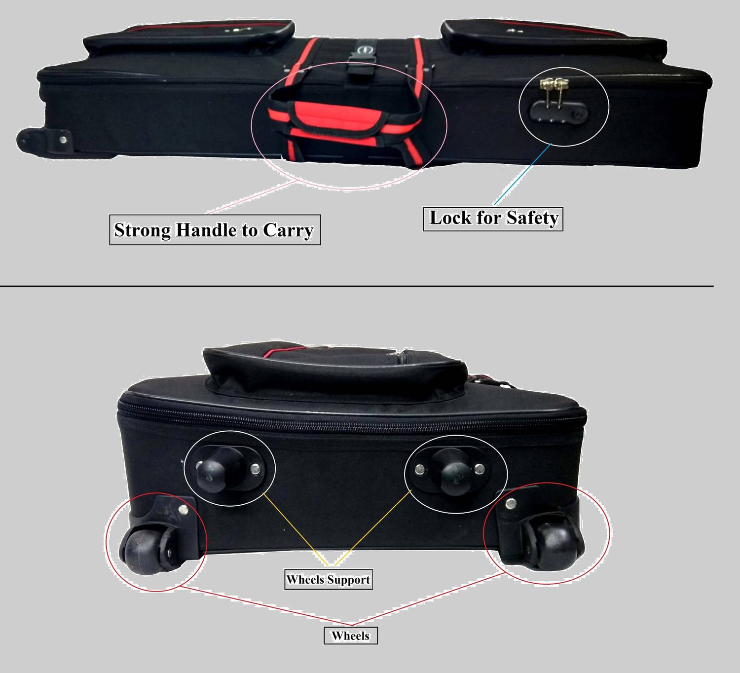 MALAV YAMAHA PSR-SX720 Synthesizer Case of Steel PlatedFrame With