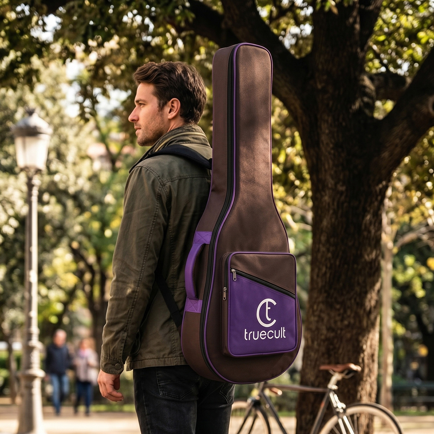 Image of True Cult 1680-AGB512-Coffee Guitar Bag