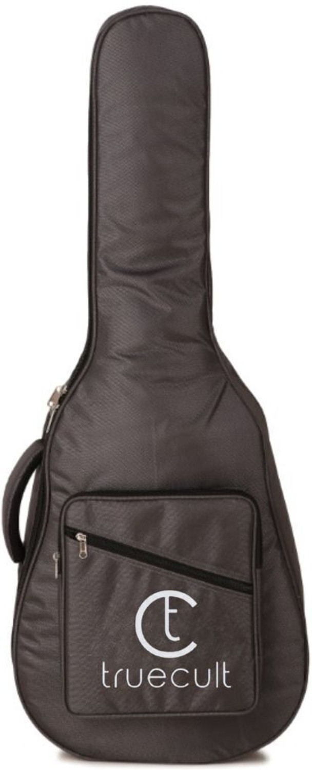 Image of True Cult Dark Grey Acoustic Guitar Bag Compatible with All Size 38, 39, 40, 41, 42 Guitar Bag