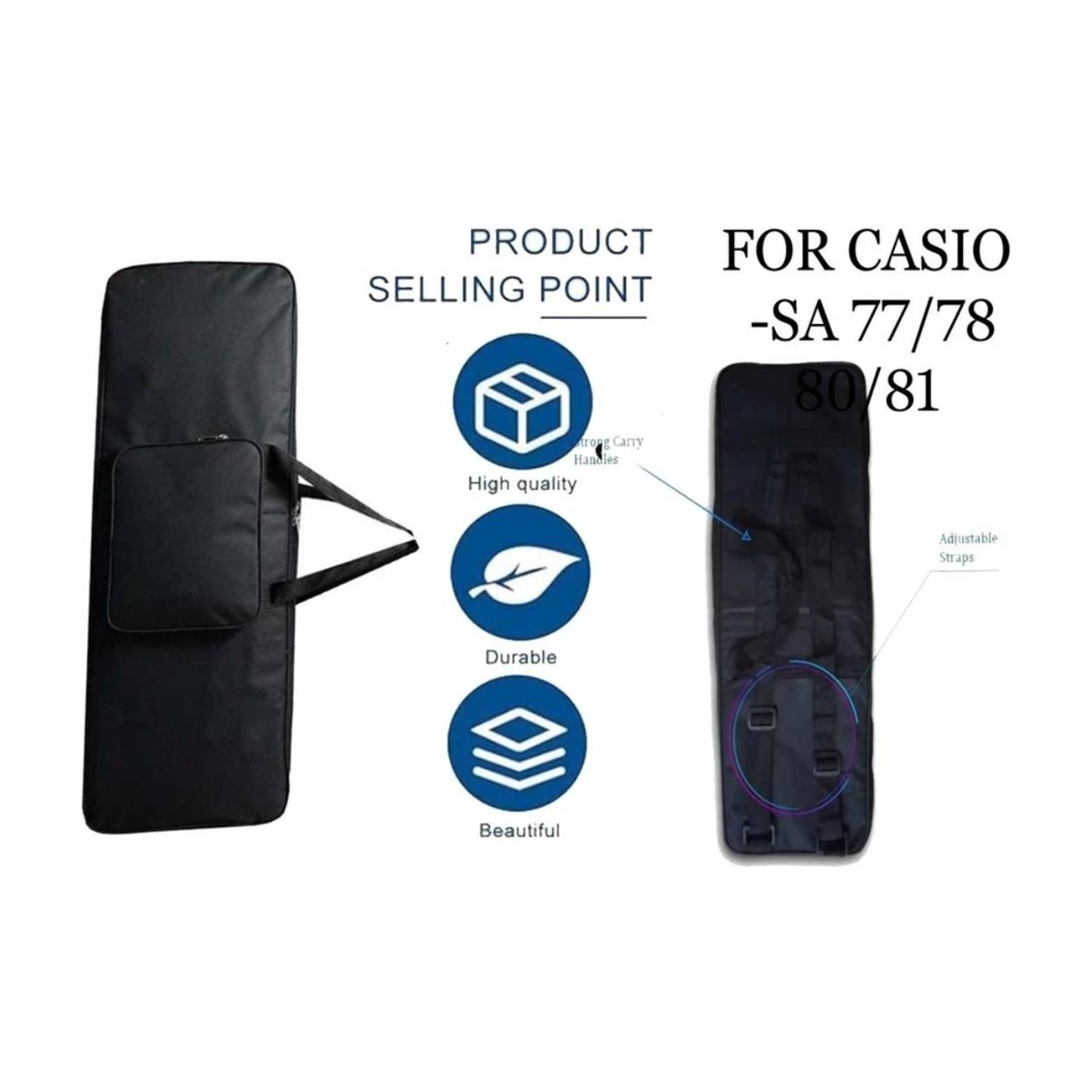BEEATWAVE HUB CASIO SA 77 /78/80/81/82 MGJA23 Keyboard Bag Keyboard Bag