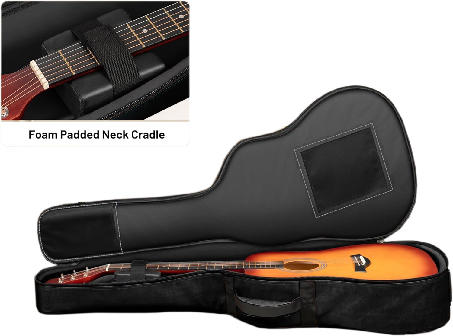 Image of GIG Master Heavy Padded Acoustic Guitar Bag for 38; 39; 40; 41; 42 Inches Guitars Guitar Bag