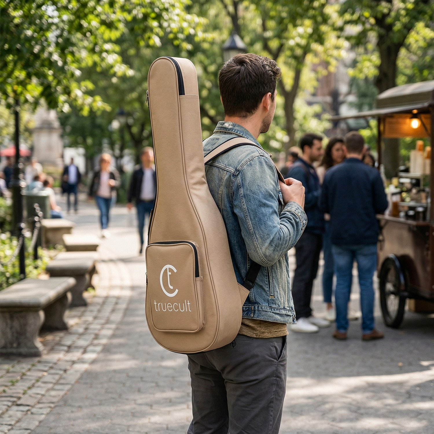 Image of True Cult TC-AG-CR | Cream Acoustic Guitar Bag