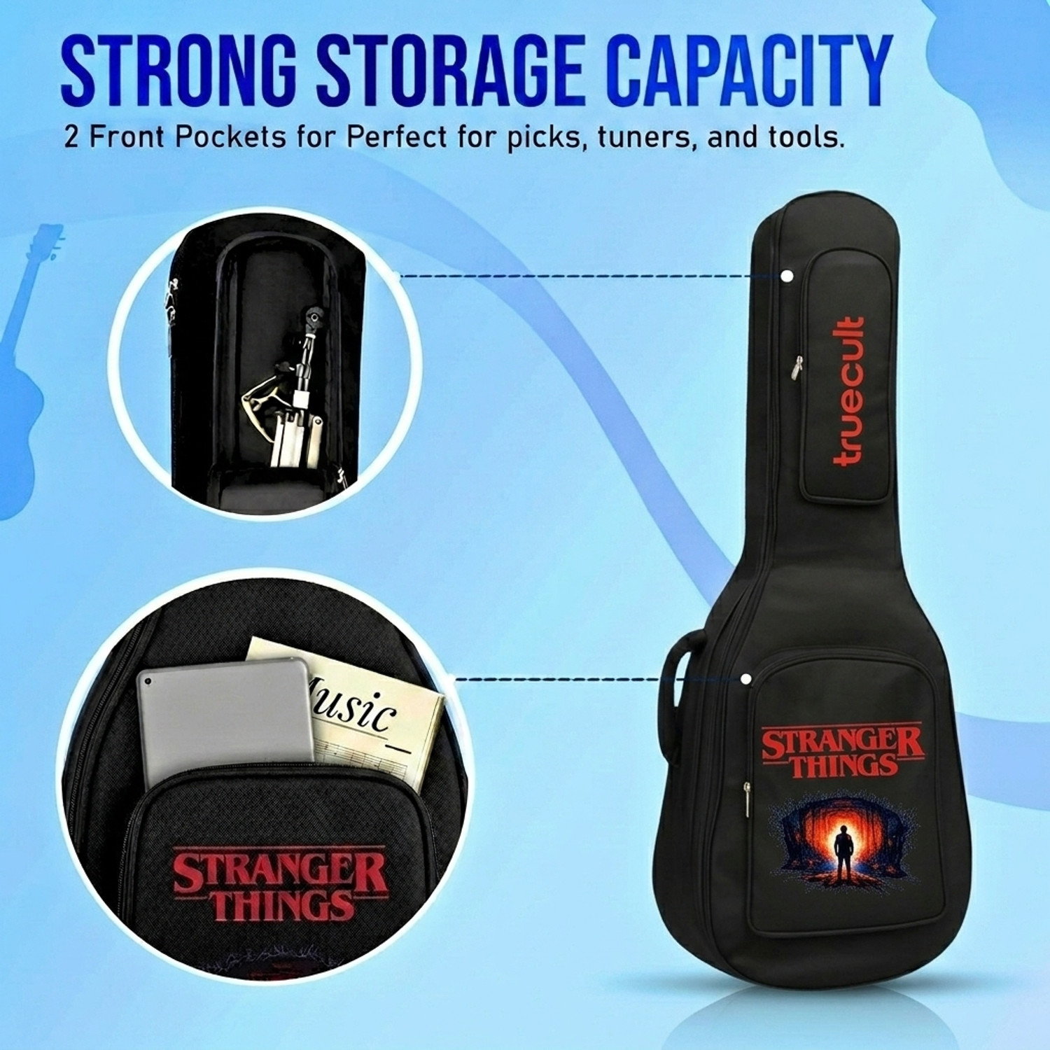 Image of True Cult TC-Black Guitar Bag