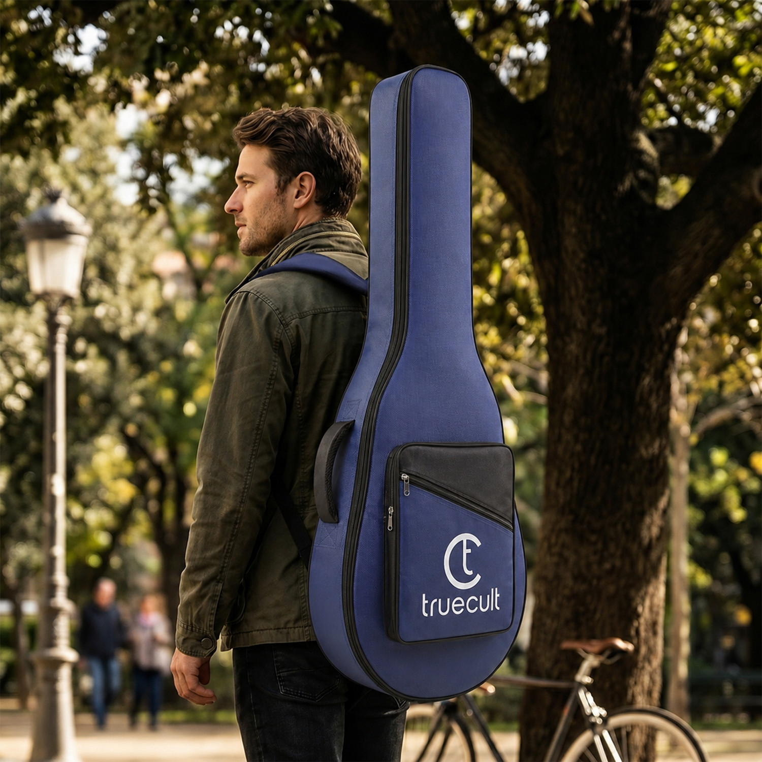Image of True Cult 1680-AGB512-Navy Blue Guitar Bag