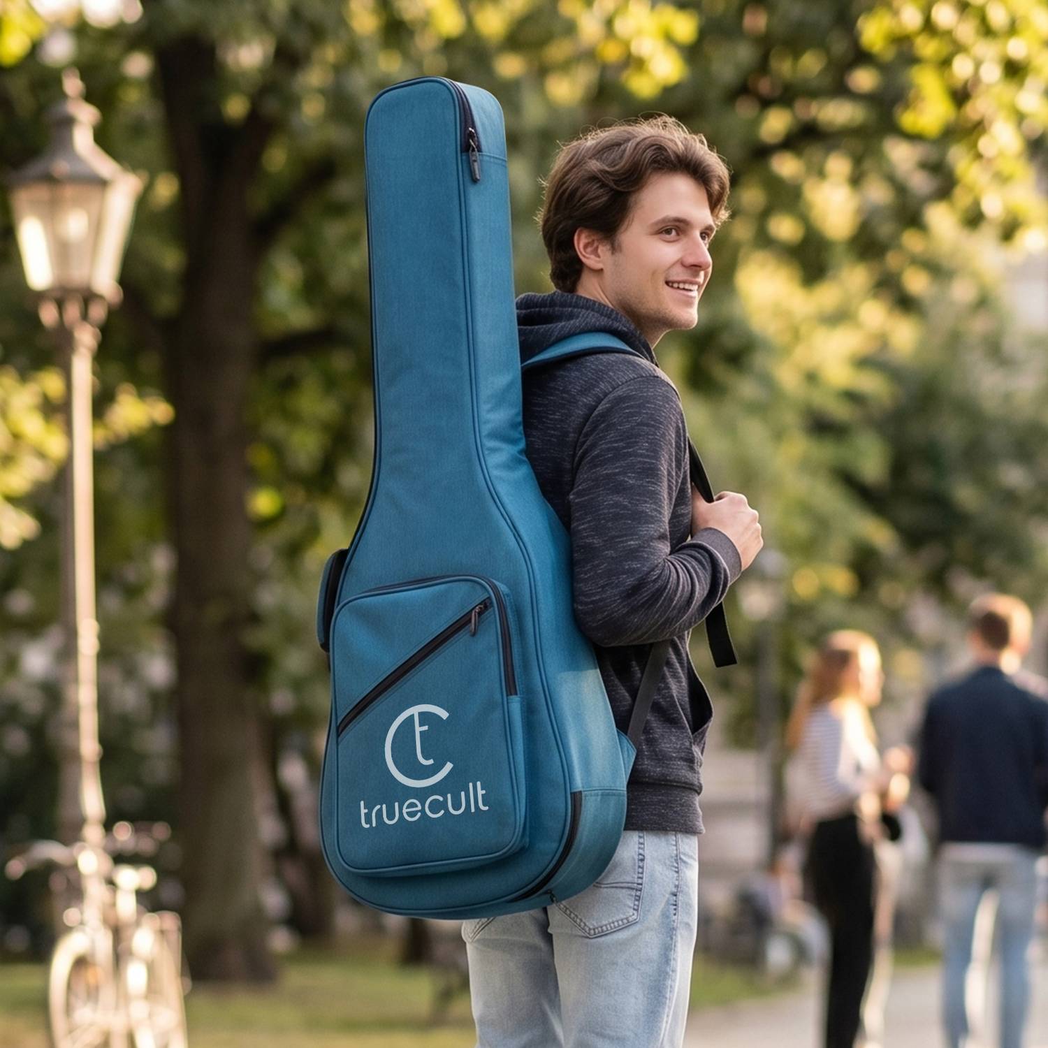 True Cult 1680-AGB512-T Blue Guitar Bag Price in India - Buy True