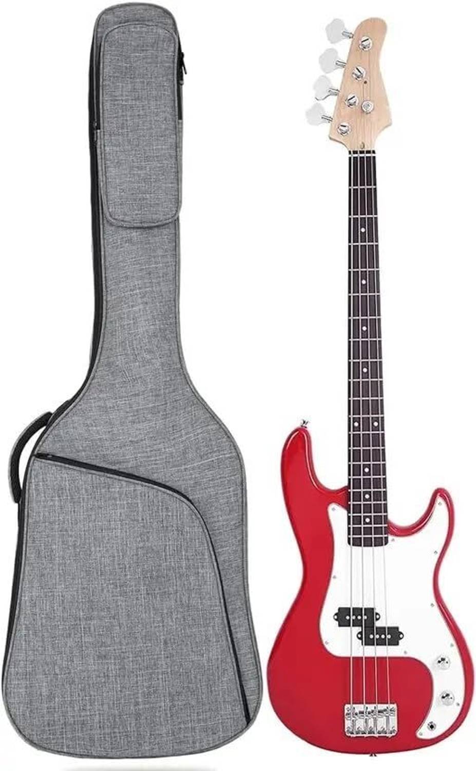 SPEHUB 48 Inch Electric Bass Guitar Bag, Grey