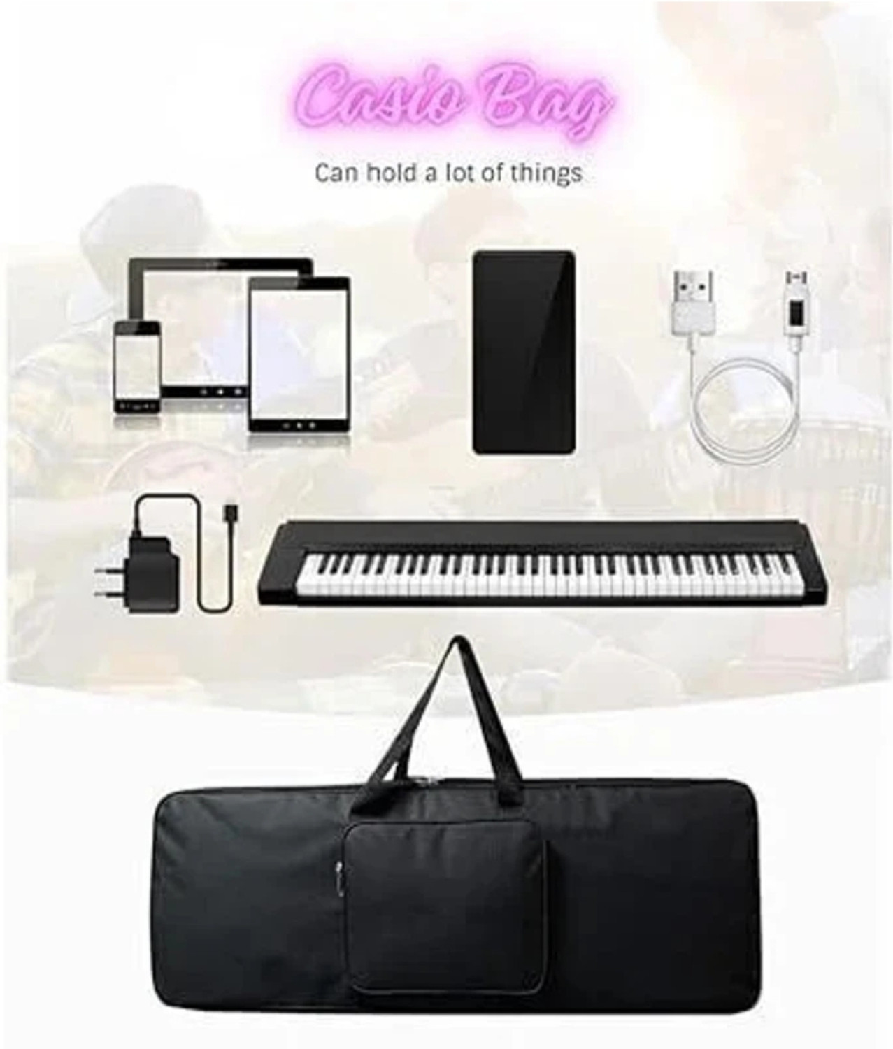 Image of BEEATWAVE HUB CASIO SA 77 /78 /80 /81 /82 MGJA68 Keyboard Bag Keyboard Bag
