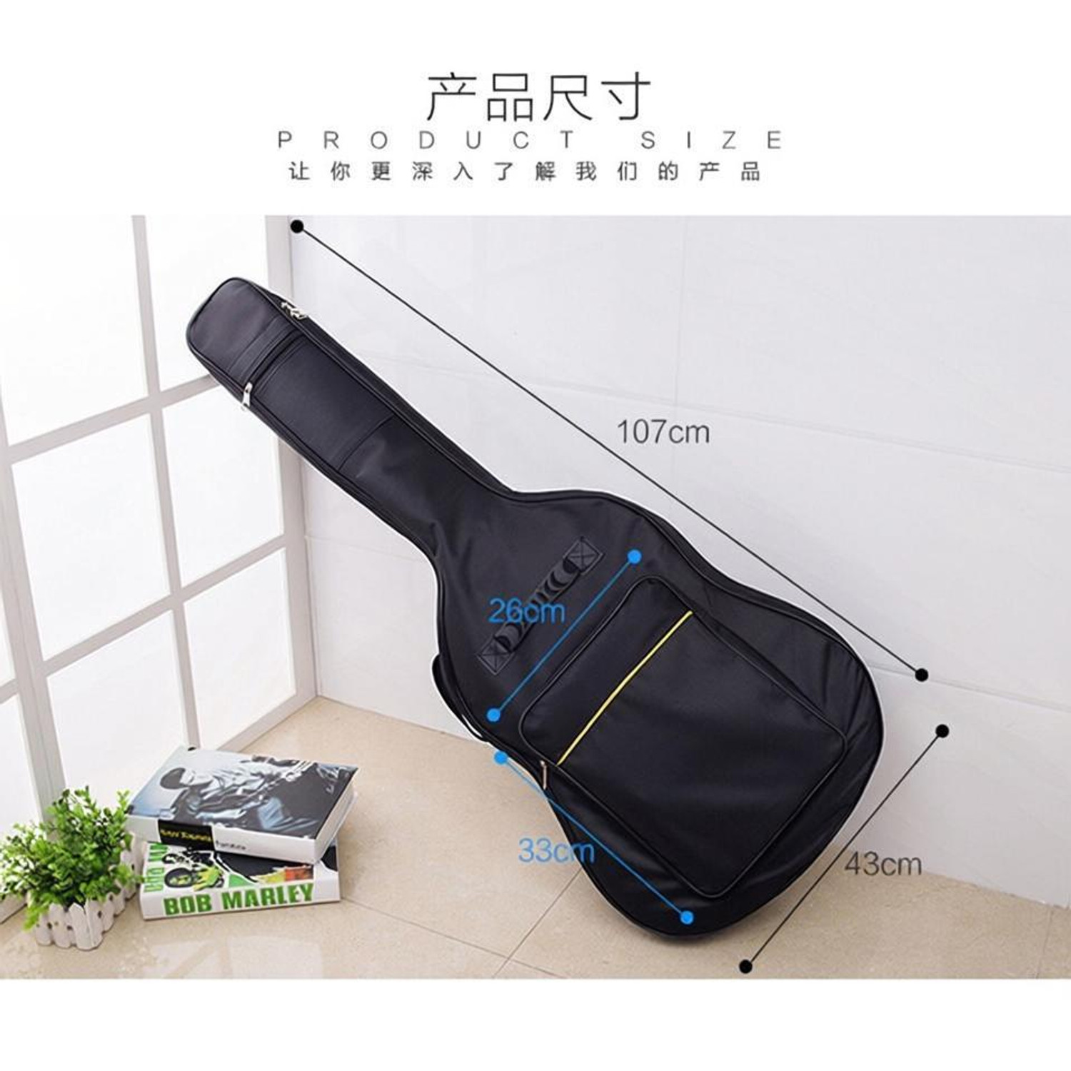 Image of Xtag Best Guitar Bag With Extra Padded Foam Soft Fabric Long Life Guitar Bag Guitar Bag