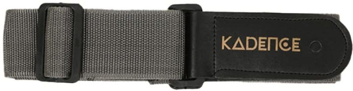 Image of KADENCE Guitar Strap KAD-GSTP-GY Shoulder Straps for Electric & Acoustic Guitars Fiber Strap