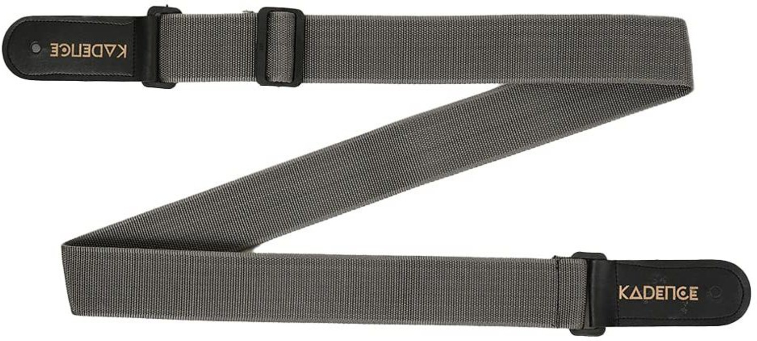 Image of KADENCE Guitar Strap KAD-GSTP-GY Shoulder Straps for Electric & Acoustic Guitars Fiber Strap