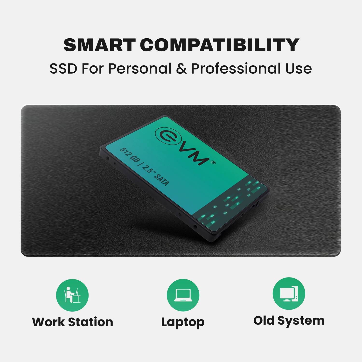 EVM EVM25 512GB Black SATA SSD - Image 4