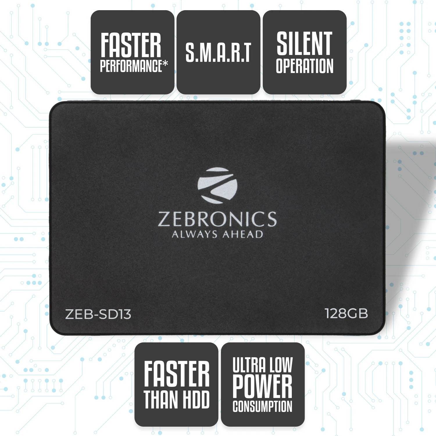 SSD 128GB 13枚セット ZEBRONICS SD13 ,128GB, 2.5 Inch SATA, (SSD), Speeds upto 500MB/s
