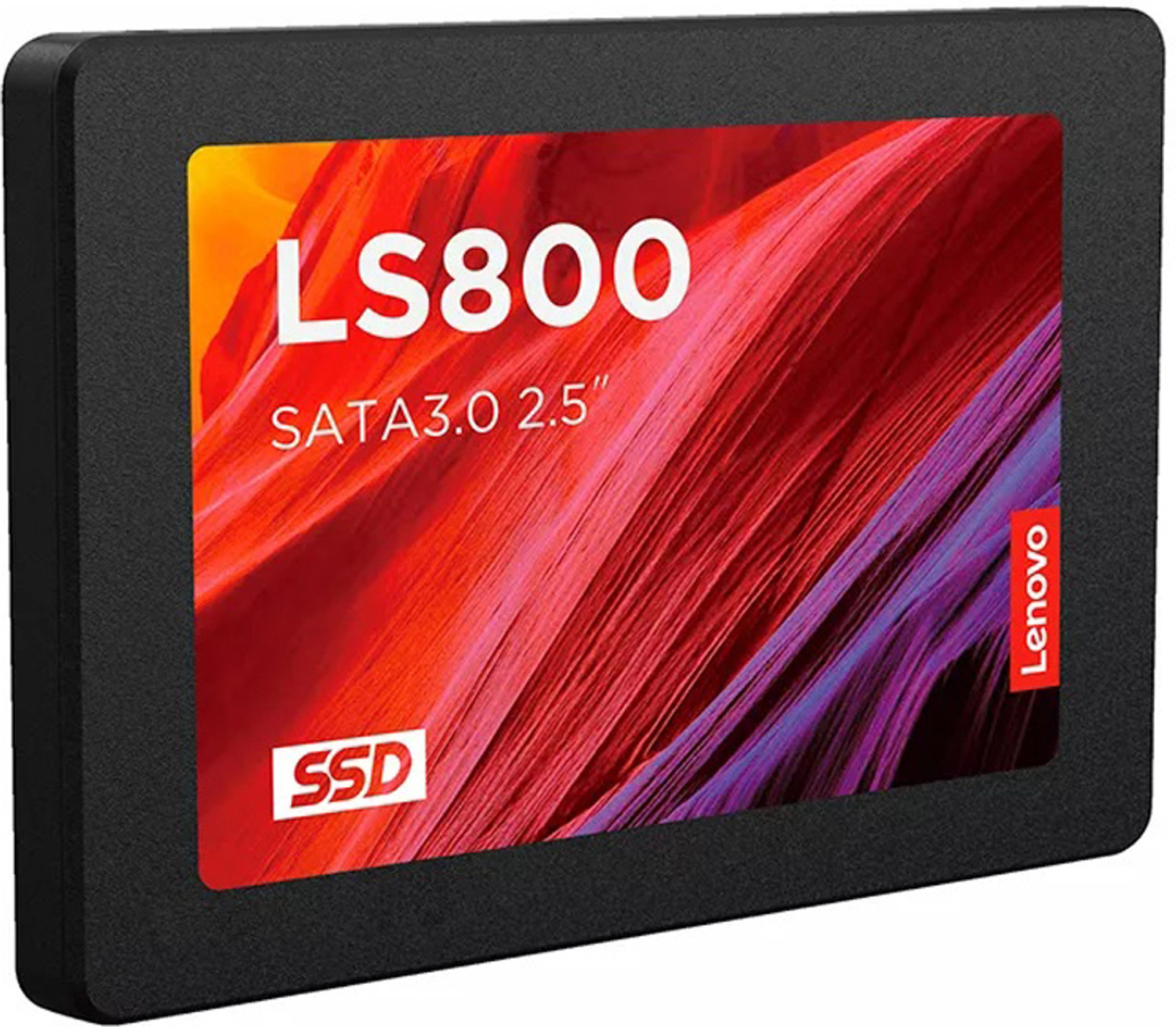 Image of Lenovo LS800 3D NAND SATA 2.5 inch 240 GB Desktop, Laptop Black SATA III Internal Solid State Drive (SSD) (LS800)
