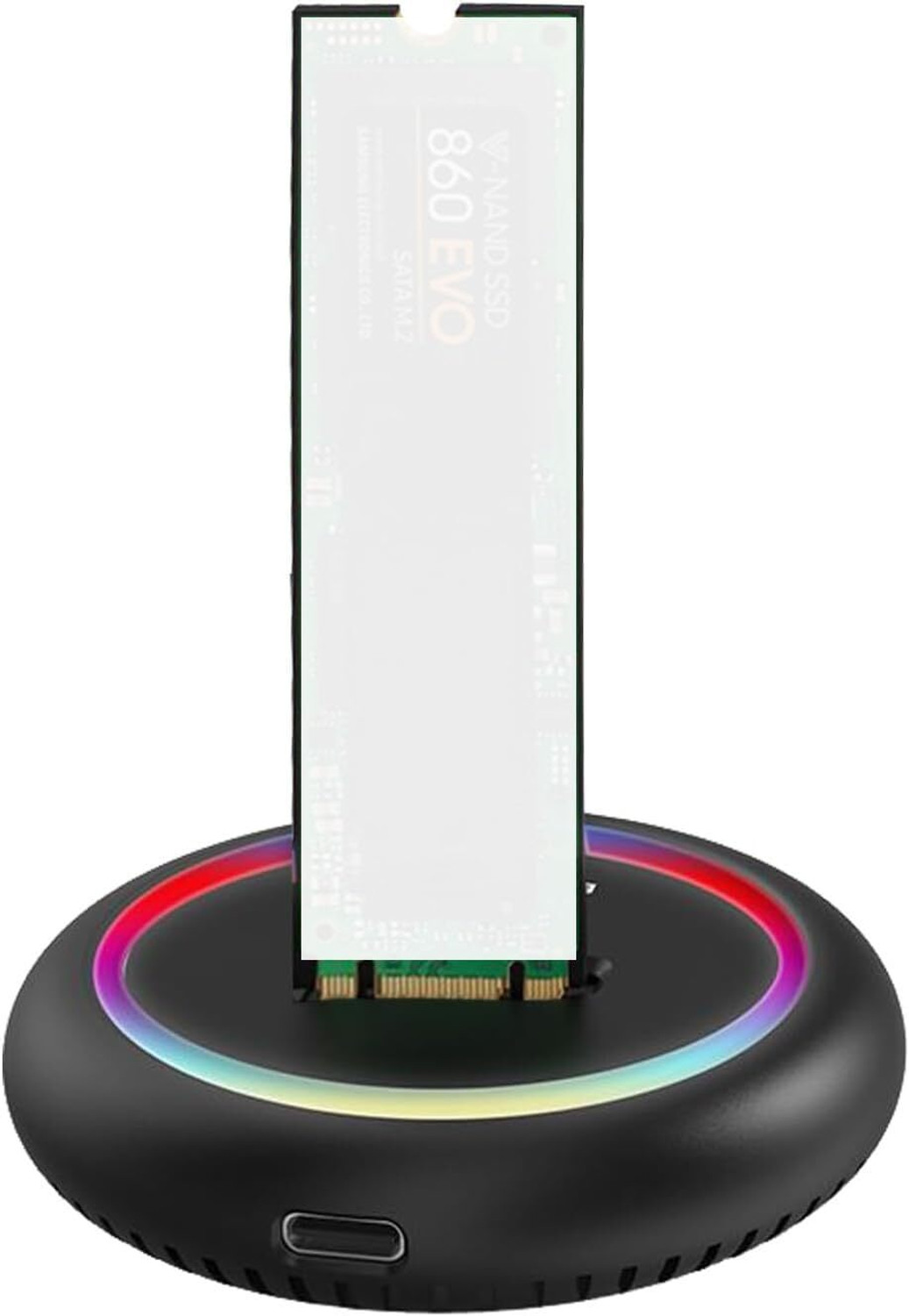 Image of Etzin Both M Key & B+M Key NVMe PCIE and SATA NGFF SSD Dock 1 GB All in One PC's Black M.2 Internal Solid State Drive (SSD) (M.2 NVMe & SATA to USB C Docking Station, M.2 SSD to USB A C Reader Adapter)