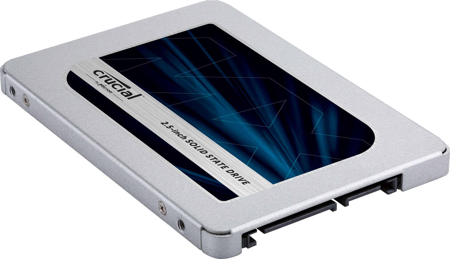 Image of Crucial MX500 1 TB Laptop, Desktop Silver SATA Internal Solid State Drive (SSD) (CT1000MX500SSD1)