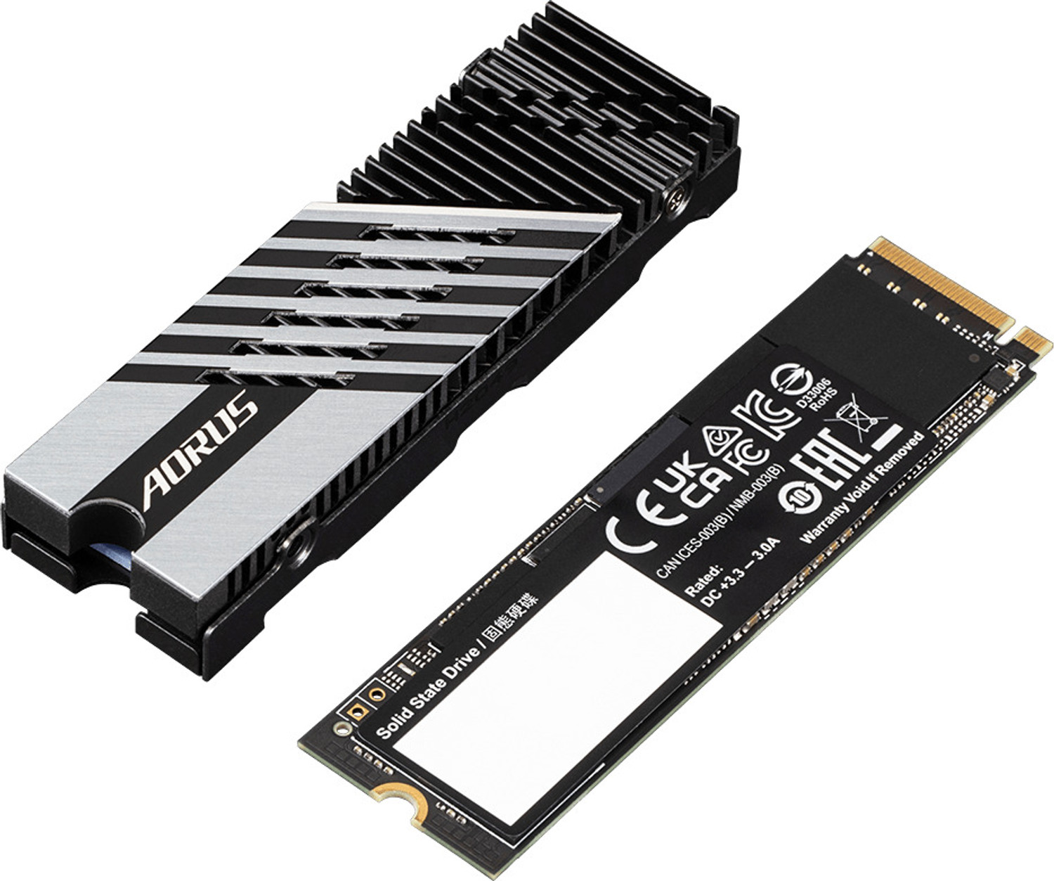Image of GIGABYTE 7300 1 TB Desktop, Laptop, All in One PC's, Servers Black PCIe NVMe Internal Solid State Drive (SSD) (AG4731TB)