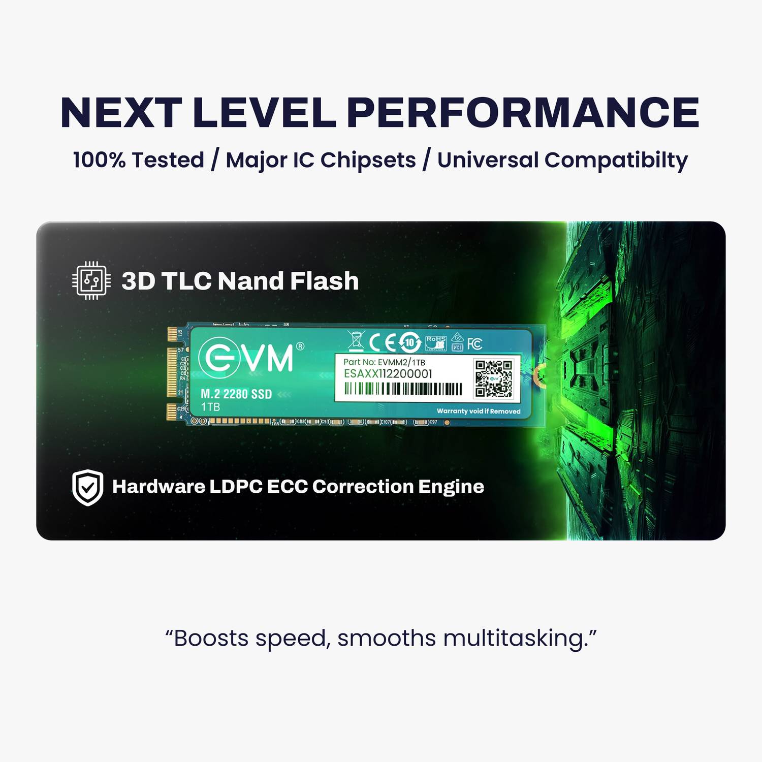 EVM 1TB M.2 SATA III SSD Black - Image 4