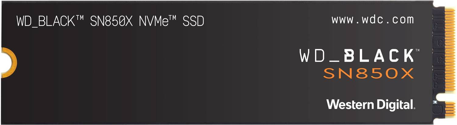 WESTERN DIGITAL WD SN850X 2 TB Desktop, Laptop Black PCIe NVMe