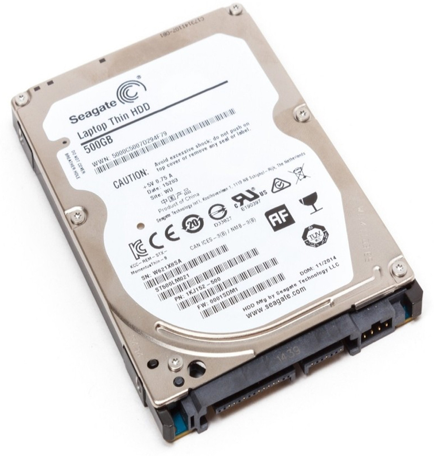 Image of Seagate video 500 GB Laptop White, Silver SATA Internal Hard Disk Drive (HDD) (ST500MTP)