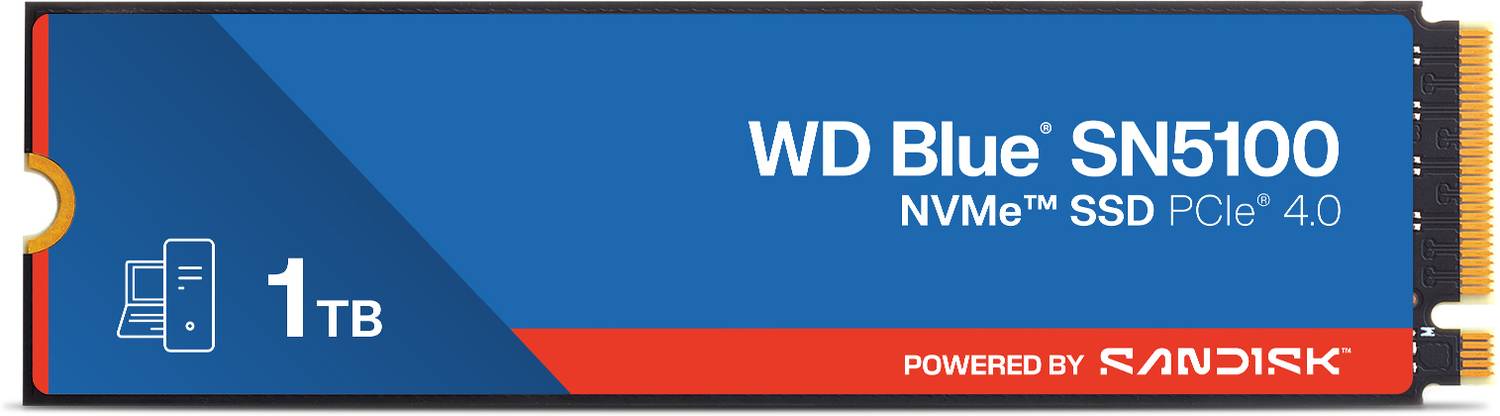 SanDisk WD SN5100 1 TB PCIe NVMe SSD Blue
