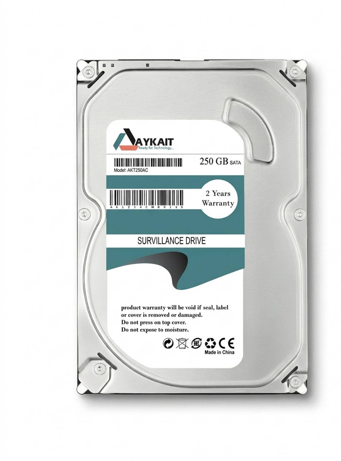 Aykait TSTL250dc 250 GB Desktop, Network Attached Storage, Surveillance Systems, All in One PC's Tial Green, Black SATA Internal Hard Disk Drive (HDD) (250GB Internal desktop Hard Drive 3.5 Ultra 2 Years Warranty)